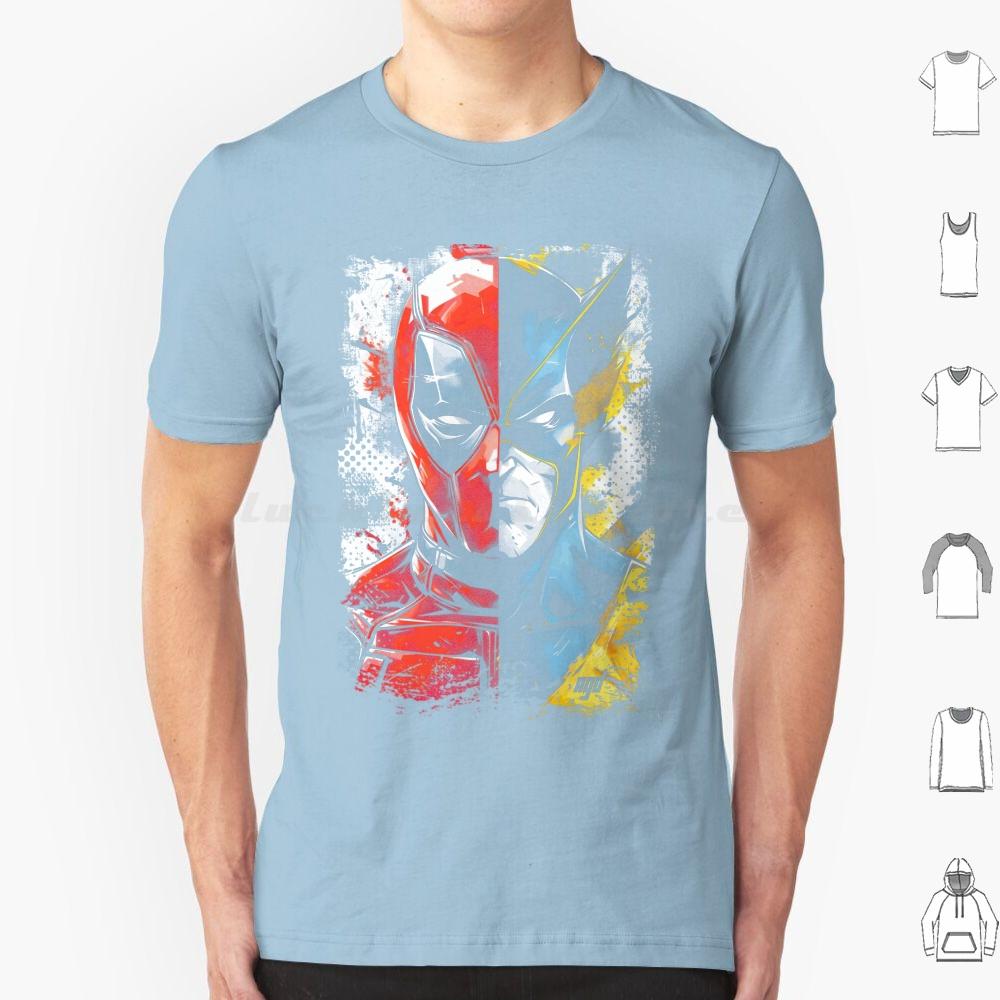 The Mutant Team T Shirt 6xl Cotton Cool Tee Comics X Men Logan Mutant Cyclops Movie Funny Hero Cute Movies The S