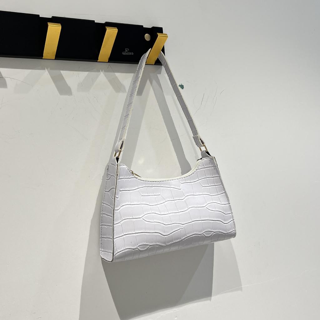 Crocodile Pattern Armpit Bag New South East Asia Handbag Commuter Bag Women's Fashion Versatile Shoulder Bag