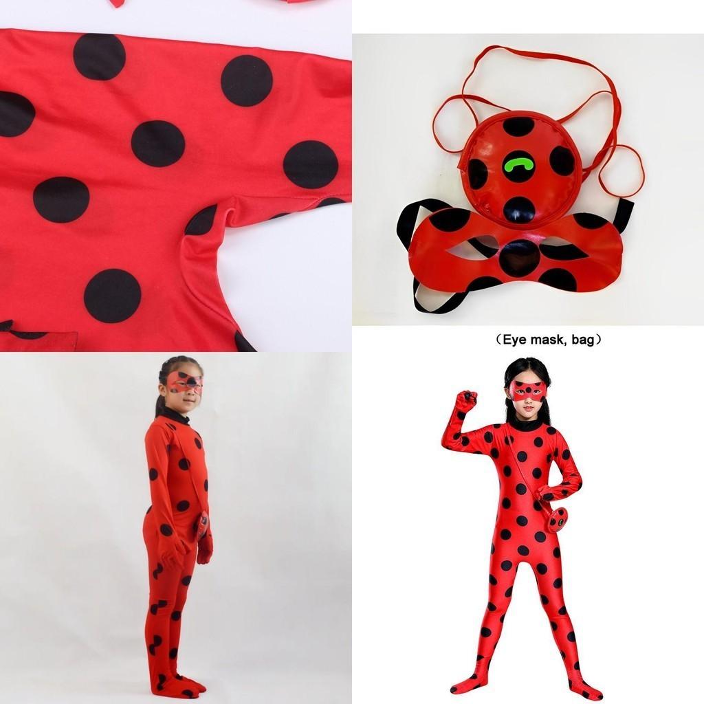 Costum Cosplay Miraculous Ladybug Pentru Copii Și Adulți Perfect Pentru Petreceri de Halloween Și Crăciun!