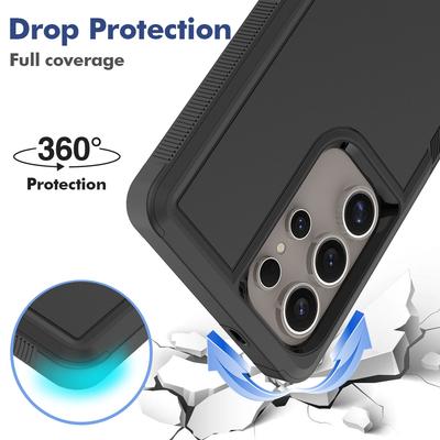 For Samsung Galaxy S25 Ultra Case 2-in-1 PC+TPU Shockproof Phone Cover