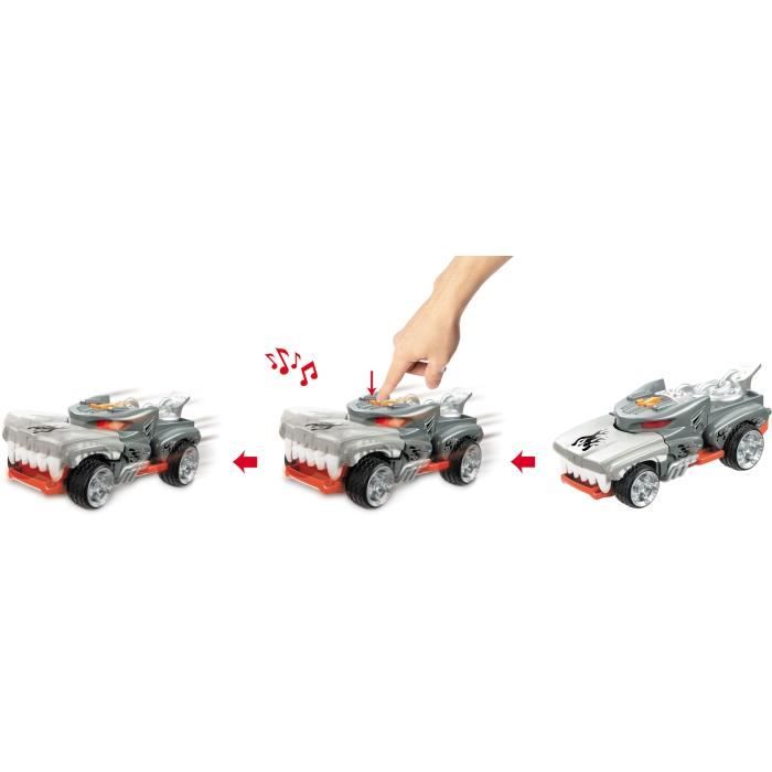 Véhicule Motorisé Hot Wheels Monster Action Hotweiler - Sons Et Lumières - 23cm