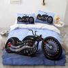 3D Print Motorcycle Bedding Set Boys Girls Twin Queen Size Duvet Cover Pillowcase Bed Boys Adult Fashion Home Textileextile