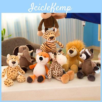 Peluche Animale della Giungla Adorabile Bambola Riempita in Cotone PP Per Bambini Neonati