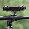 Cycle Phone Holder Secure Grip Bike Phone Holder Handlebar Mobile Accessory Stable Patterned Surface