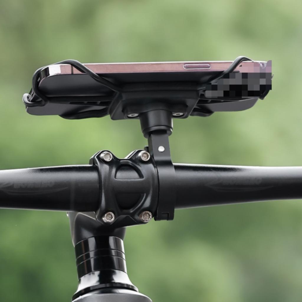 Cycle Phone Holder Secure Grip Bike Phone Holder Handlebar Mobile Accessory Stable Patterned Surface
