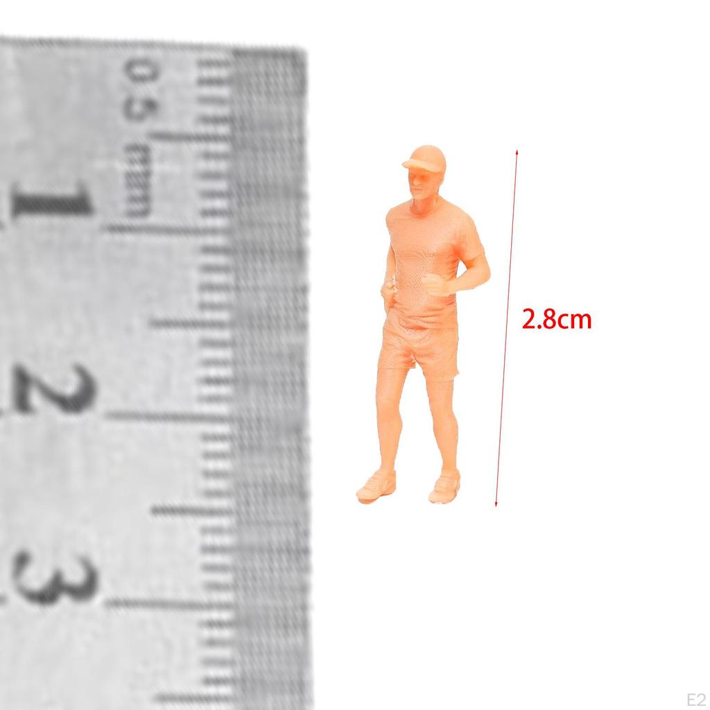 Lauffigur im Maßstab 1:64 für Dioramen und Modelleisenbahnanlagen