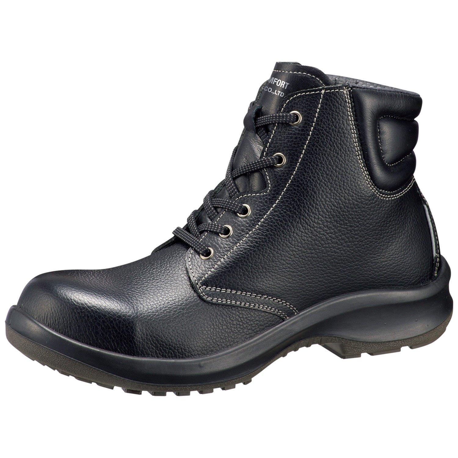 

Обувь для безопасности Premium High Verde JIS Standard Medium Knit Shoes Lace Normal Work Wide Toecap PRM220 Black cm [Midori Anzen] Anti-slip 25.0 чёрный