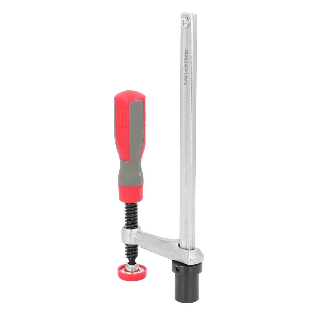 Quick Screw Guide Rail Clamp for Saw Hold Down Woodworking Hand Tool with Plastic Handle Base Dia 19mm 3 4in