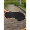 Fashion Retro Women Sandals Soft Sole Casual Girl Ugly Cute Shoes Summer New Flat Heel Peep Toe Sandals Minimalist Women's Rome Shoes