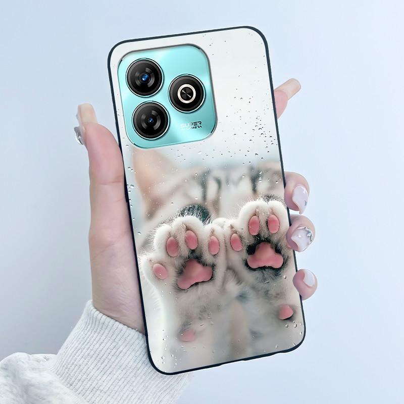 Phone Casing For ZTE Blade A75 4G Case Z2359 Luxury Dragon Cute Cool Boys Girls Black Matte Soft Silicone Protective Back Cover