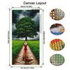 Green Trees Grasslands and Foxes Large Size Diamond Painting Animals Diy Full Square Round Drill Rhinestone Embroidery Mosaic Cross Stitch Kits