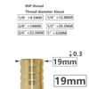 Brass 1/8 1/4 1/2 3/8 3/4 1" Male Thread To 4/6/8/10/12/16/20/25/32mm Hose Barb Connector Copper Pipe Fitting Coupler