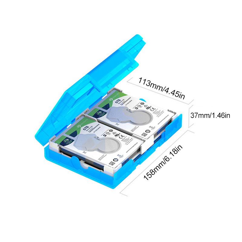 2.5" 3.5" Portable Hard Disk Protection Case Hard Drive External Storage Case With Waterproof And Shockproof Hard Drive Case