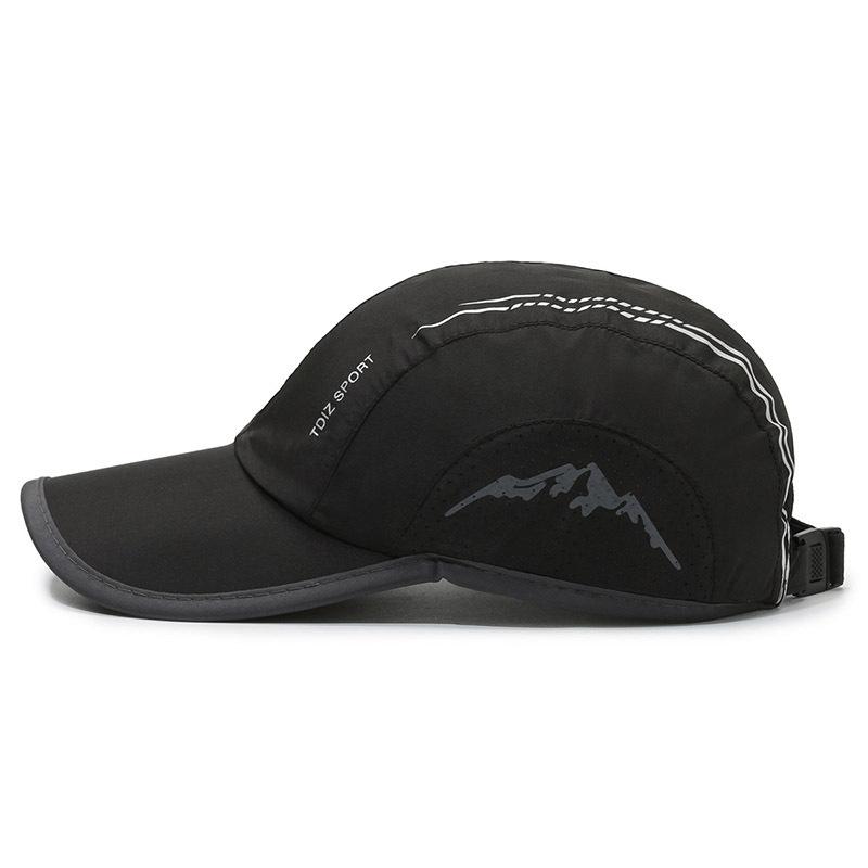 Tdiz Embroidery Letters Sport Baseball Caps Men Summer Outdoor Shade Breathable