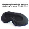 Soft Padded Sleeping Aid Eye Patch 3D Contoured 3D Sleeping Mask Blocking Light Eye Mask  Men/Women