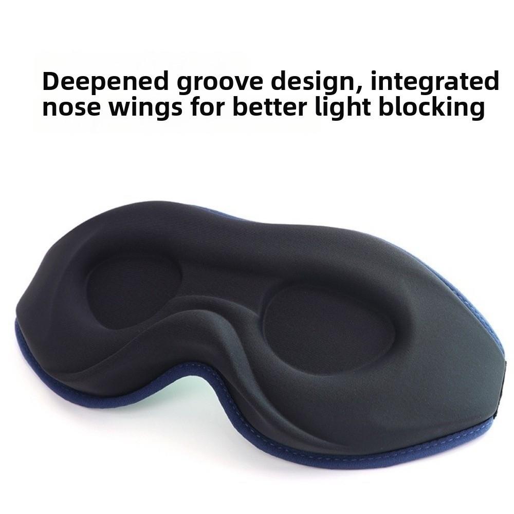 Soft Padded Sleeping Aid Eye Patch 3D Contoured 3D Sleeping Mask Blocking Light Eye Mask  Men/Women