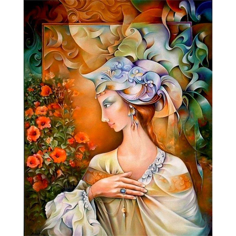 5D DIY Diamond Painting Women Kits Cross Stitch Diamond Embroidery Rhinestone Art Home Decoration Adults Picture Kits