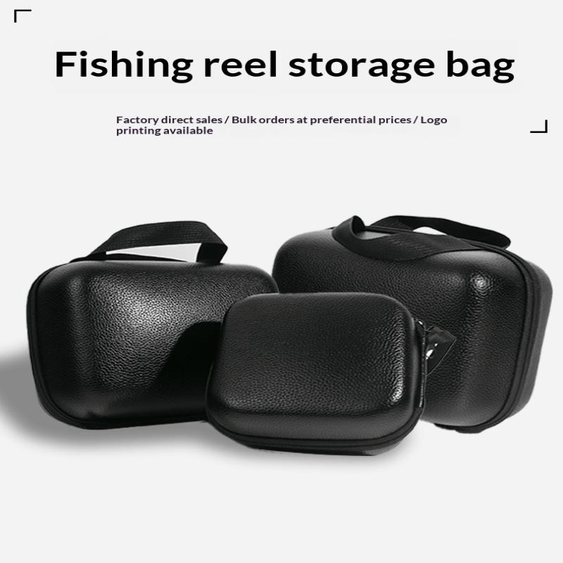Hard EVA Fishing Reel Protective Pouch Durable Waterproof Spinning Reel Carry Case Compact Tackle Storage for Outdoor Fishing Adventures
