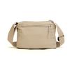 Sac bandoulière en nylon grande capacité pour femmes 3 poches principales compartimenté sac à main d'épaule pour mères shopping