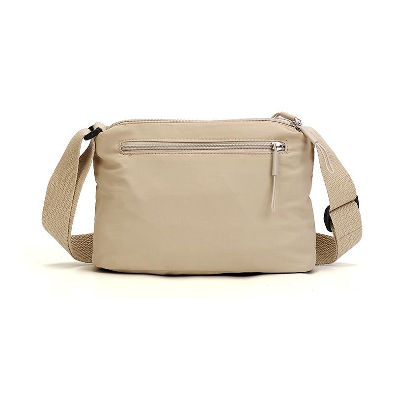 Sac bandoulière en nylon grande capacité pour femmes 3 poches principales compartimenté sac à main d'épaule pour mères shopping