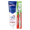 3D White Brightening Rose Salt Toothpaste with Toothbrush