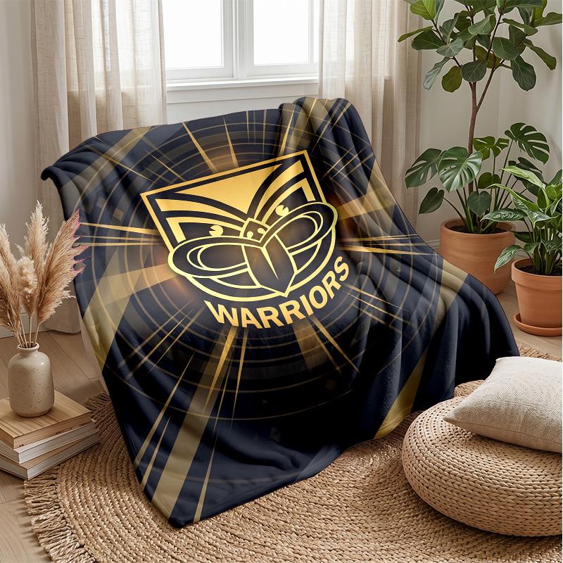 Coperta in Flanella Pile Wigan Warriors Coperta Calda e Accogliente per Divano Letto Viaggio Uso in Tutte le Stagioni