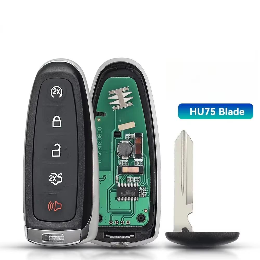 KEYYOU With Battery Car Remote Key For Ford Explorer Edge Flex C-max Taurus ID46 PCF7953 M3N5WY8609 315Mhz Smart Control Key