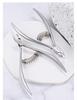 Ukraine Classic Russian Style Stainless Steel Cuticle Nippers - Small Blade Nail Art Tool