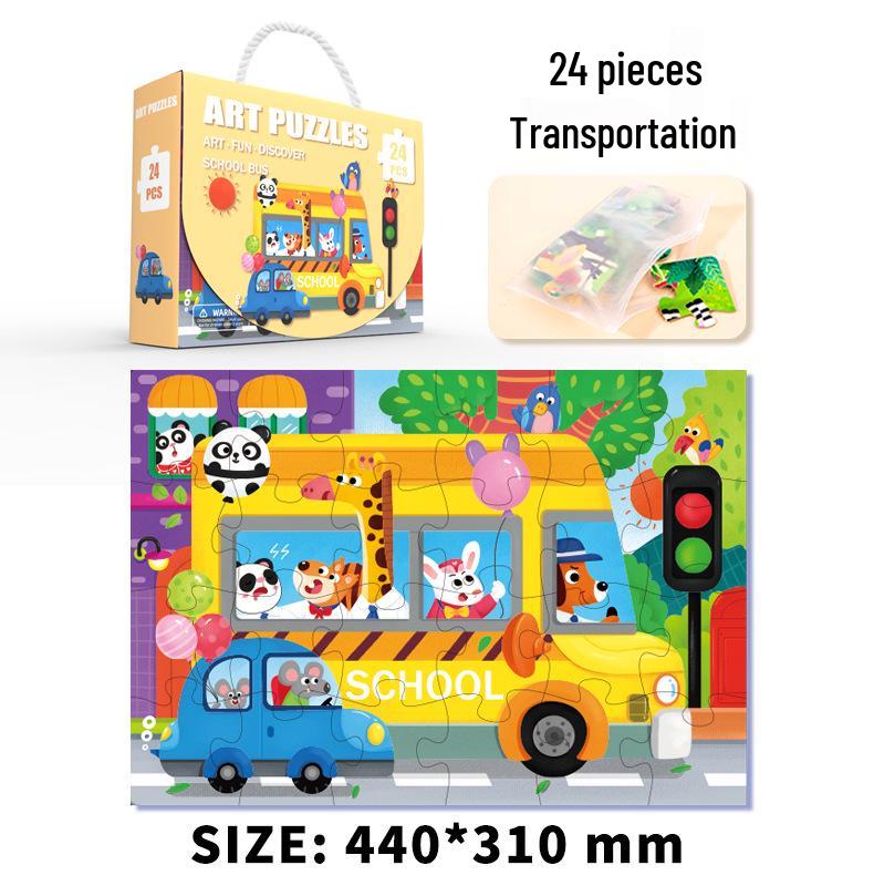 

CPC CE 60-Piece Children s Handheld Puzzle Gift Box - Early Education Toy for Kindergarten and Baby Prizes