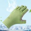 Half Finger Fishing Gloves Anti-Sting Workout Gloves Wear-Resistant Anti-Cutting Breathable Non-Slip Outdoor Fishing Accessories