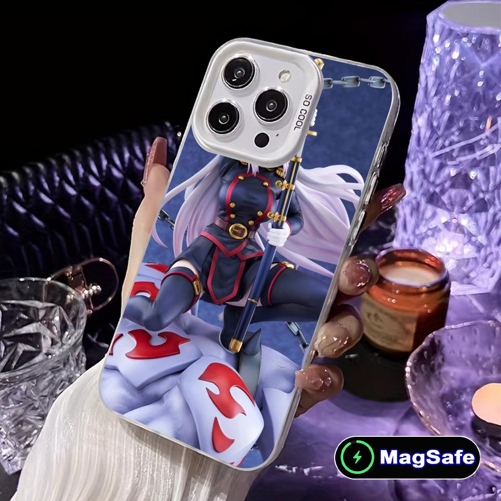 

Mato seihei no slave Uzen Kyouka Phone Case for iPhone 17 16 15 14 13 12 11 X XR XS 8 7 Air Pro Max Plus White Translucent Cover iPhone XS