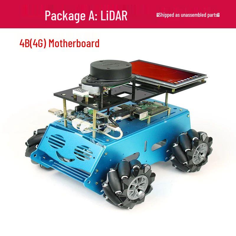 CreateBlock Raspberry Pi 4B ROS SLAM Robot Kit N/A