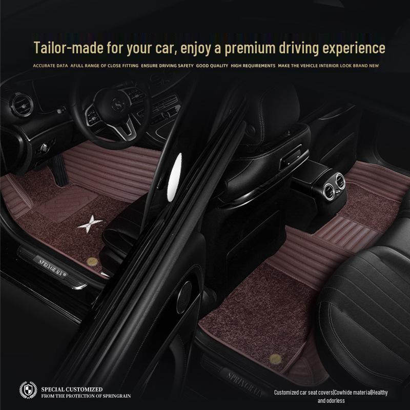 Xiaopeng P7 G3 G5 G9 Full Surround Leather Floor Mats with Car Logo