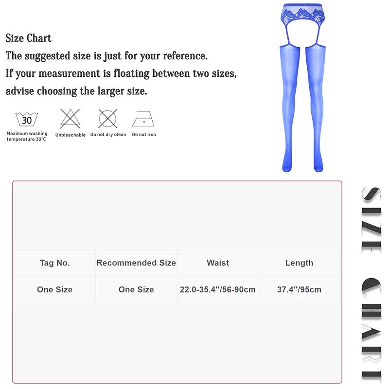 1Pair Suspender Pantyhose Garter Glossy High Stockings Belts Women's Oil Shiny Nylon Hosiery