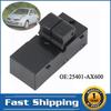 Front Driver Side Electric Window Key Switch Controller Button for Nissan Micra 3 K12 2002-2010 25401-AX600 Car Accessories