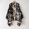Luksusowy Zimowy Szalik Kaszmirowy Damski Nowy Ciepły Pashmina Koc Poncho Szaliki Damskie Szal Koń Gruby Foulard Bufanda