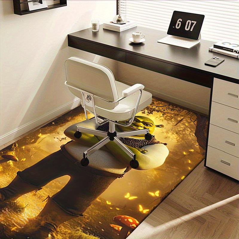 3D Printed Shrek,Fairy tale,Fantasy Forest Anti-Slip Rug - Machine Washable Office Rug for Living Room, Bedroom, Office - Multiple Sizes