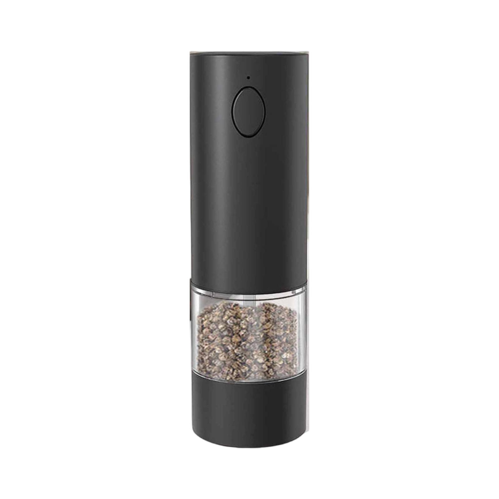 Electric Pepper Grinder, Wireless Rechargeable Household Grinder, Rose Design, Flaxseed & Herb Mill One Size