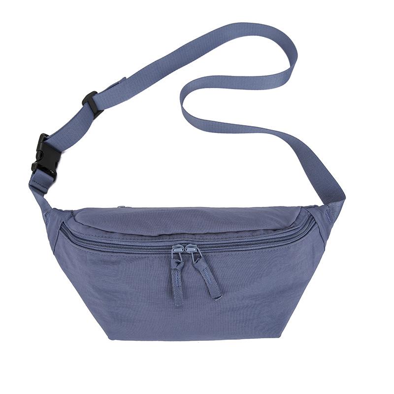 Japanese Breast Bag Women'S Fashion Summer Leisure Simple Messenger Bag Sports Couple Small Bag Versatile Hong Kong Style Fanny Pack Men