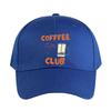 Retro Coffee Club all day everyday Caps Summer Adult Baseball Cap Adjustable with Curved Brim Duckbill Hat Protection Sun Hats