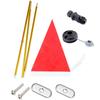 Kayak Flag Mount Kit High-Visibility Boat Flag Mount Set Canoe Safety Flag Kayak Safety Flag for Kayak Canoe Boat
