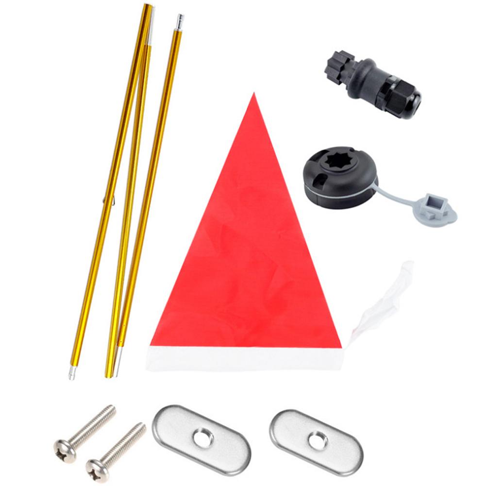 Kayak Flag Mount Kit High-Visibility Boat Flag Mount Set Canoe Safety Flag Kayak Safety Flag for Kayak Canoe Boat