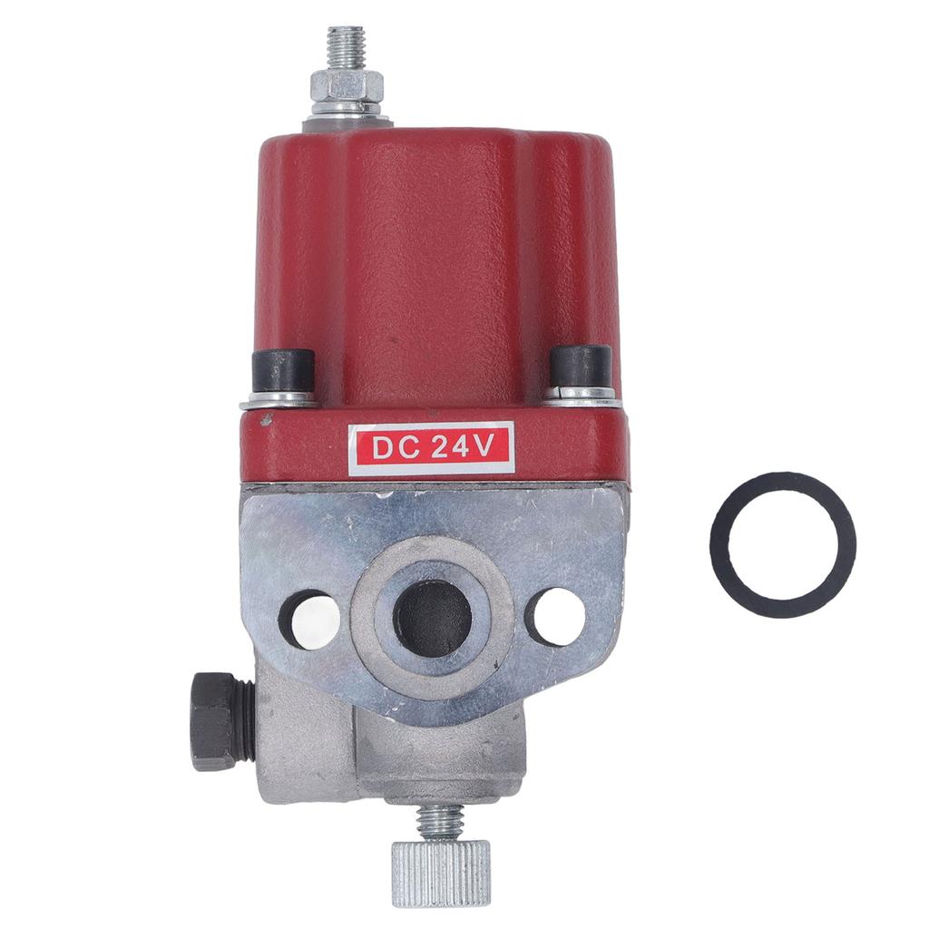 Fuel Shut Off Solenoid Valve 3018453 13 Inch Interface 24V Fuel Stop Solenoid for Diesel Generator
