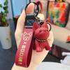 Charming French Bulldog Resin Keychain: Stylish Cartoon Pendant Accessory