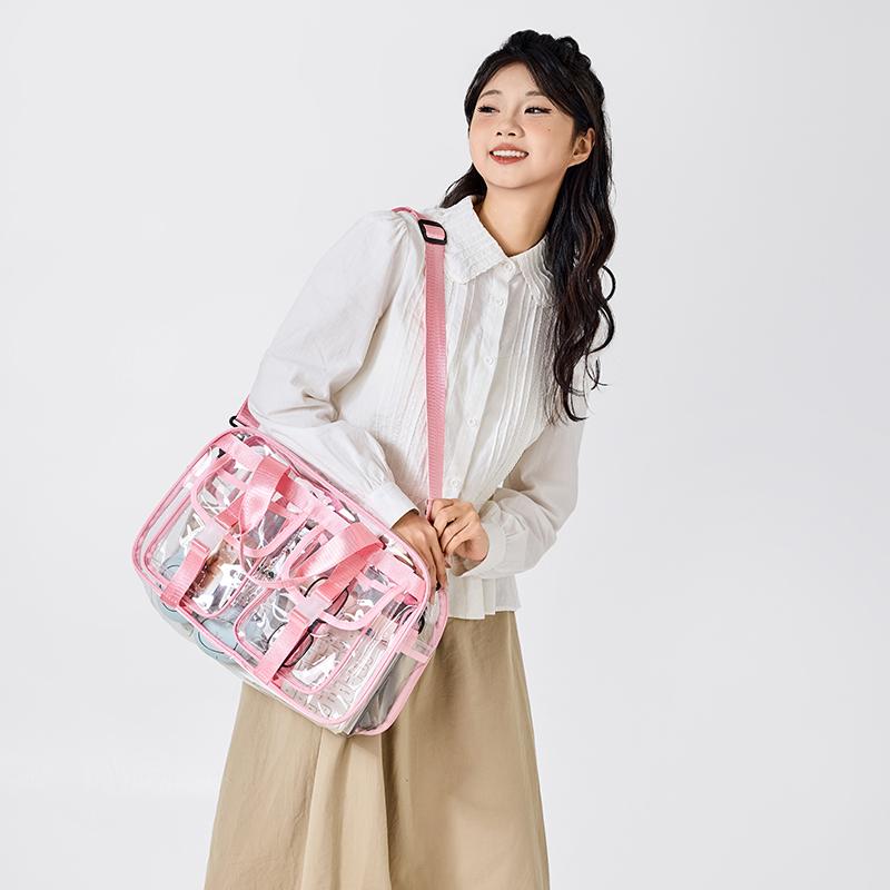 Transparent Travel Bag Women's Large Capacity Yoga Bag Swimming Bag