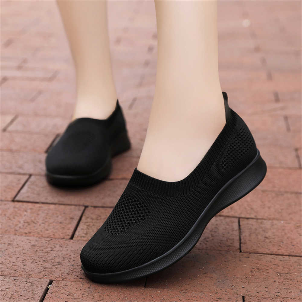 Fashion Number 38 Size 35 Ladies Shoes Boots Woven Tenis Outdoor Luxury Sneakers Woman Sport New High End Cheaper Flatas Foot-wear