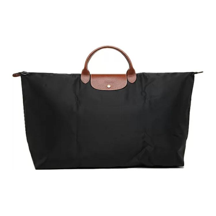 New LONGCHAMP Le Pliage Fabric Handbag, Dumpling Bag, Shoulder Bag Extra Large Unisex Black 1625089001
