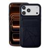 Multifunctional Vertical Flip Card Wallet Holder Vegan Leather Back Phone Case