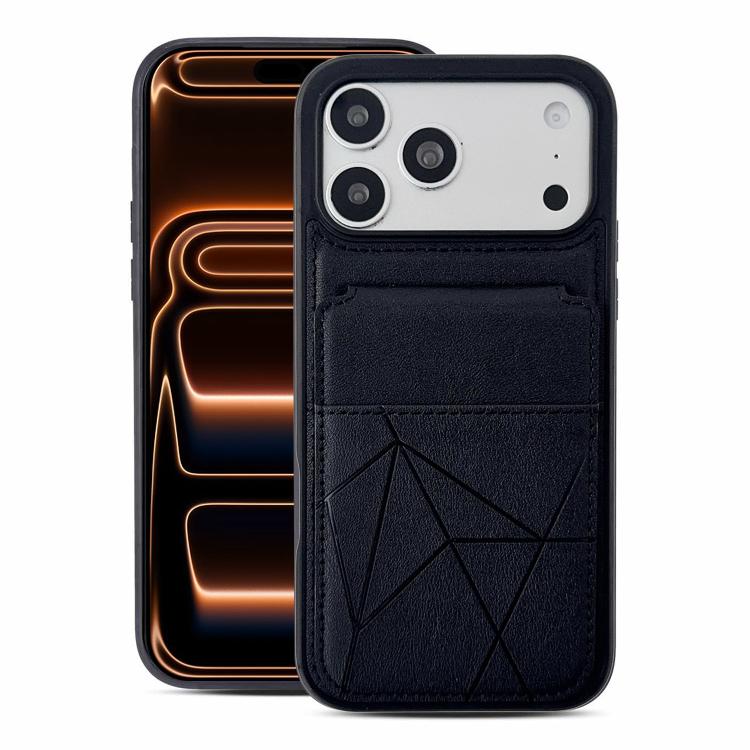 Multifunctional Vertical Flip Card Wallet Holder Vegan Leather Back Phone Case
