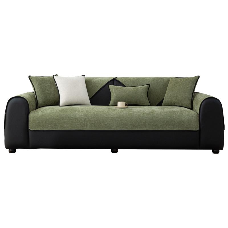 Special Chenille Four-Season Universal Non-Slip Sofa Cover Herringbone Pattern Log Light Luxury High-End Sofa Cover